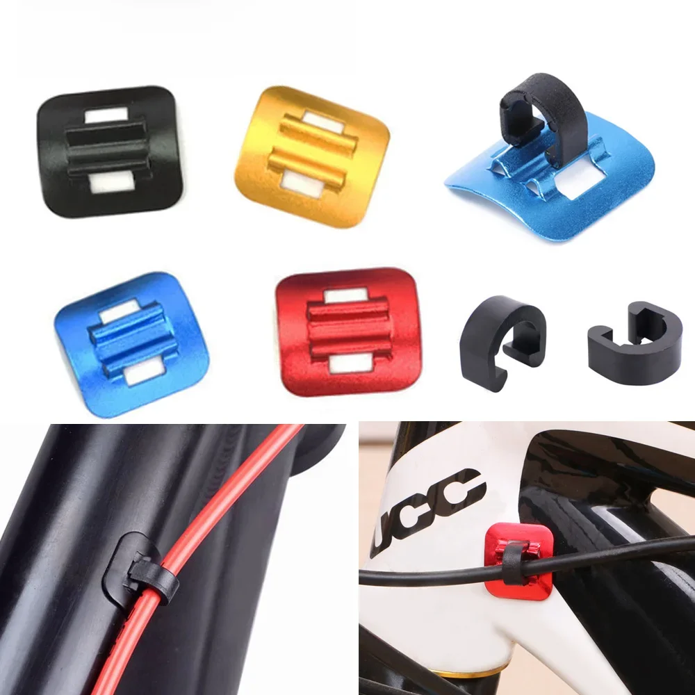 AliExpress GANOPPER Bike Oil Tube Fixed Clamp Conversion Trap Adapter Bicycle Shifter Brake Cable Set Frame U Buckle Aluminum Tube Clip Guide