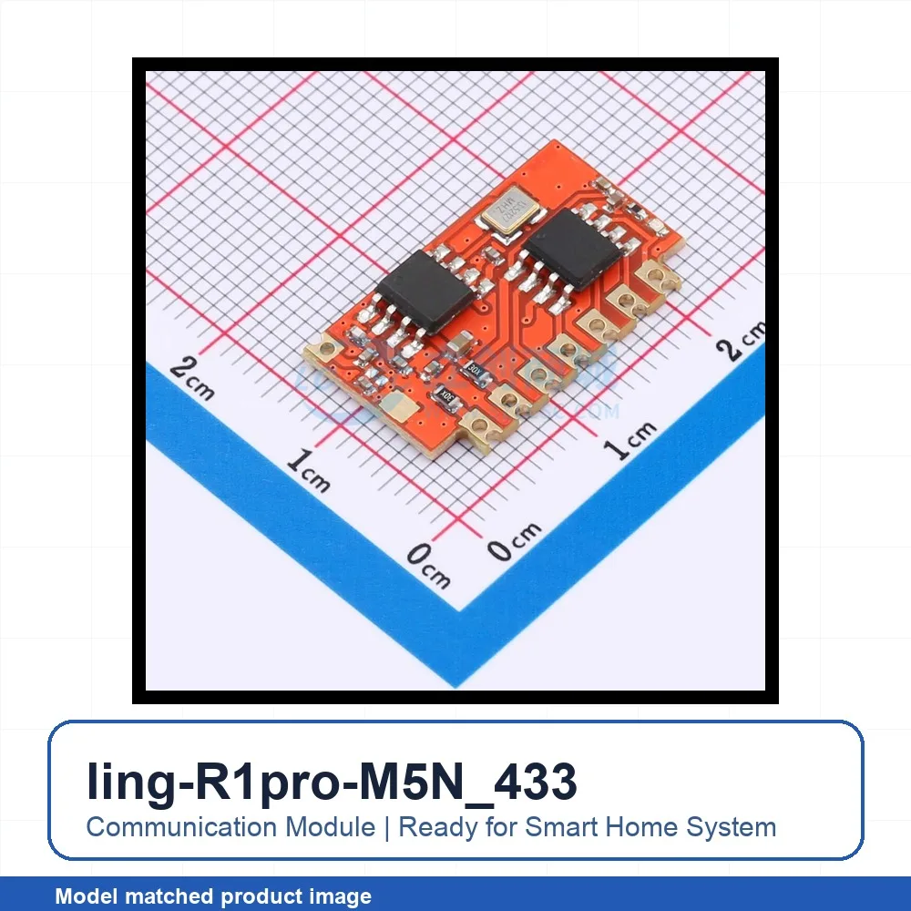 7pcs ling-R1pro-M5N_433 SMD receiver 433.92MHz ASK OOK RF Wireless Communication Module for Smart Home System