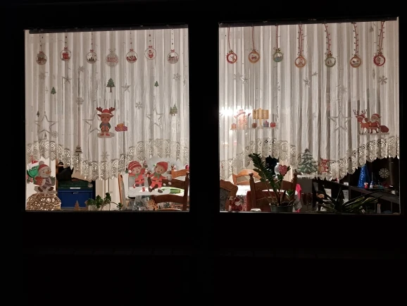 Christmas Window Stickers Merry Christmas Decorations For Home 2024 Christmas Wall Sticker Kids Wall Decals Happy New Year 2025 photo review