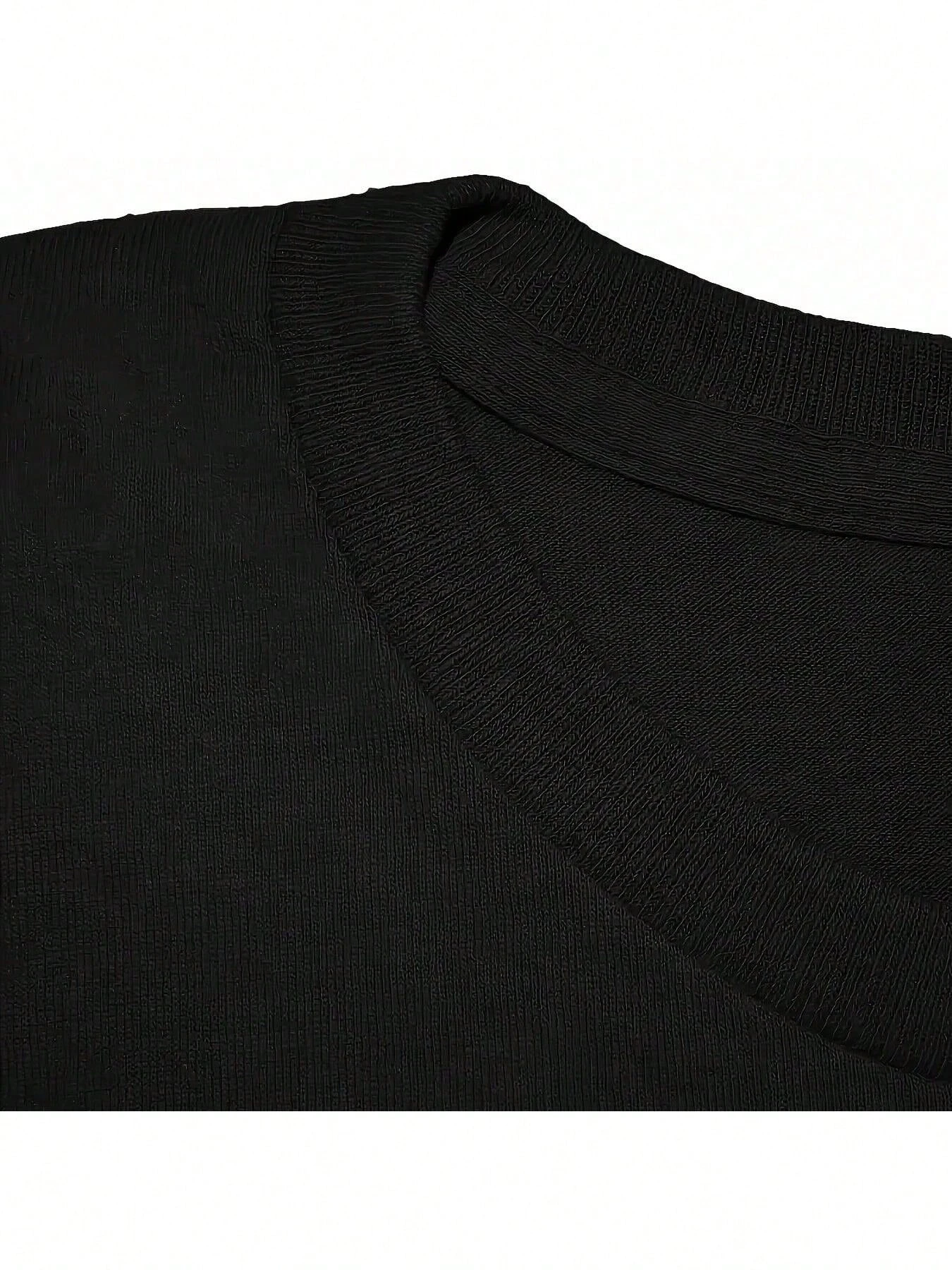 Katseye 패턴 프린트 스웨터 여성의 세련된 고품질 캐주얼 스포츠 반소매 라운드 넥 루즈 풀오버 티셔츠