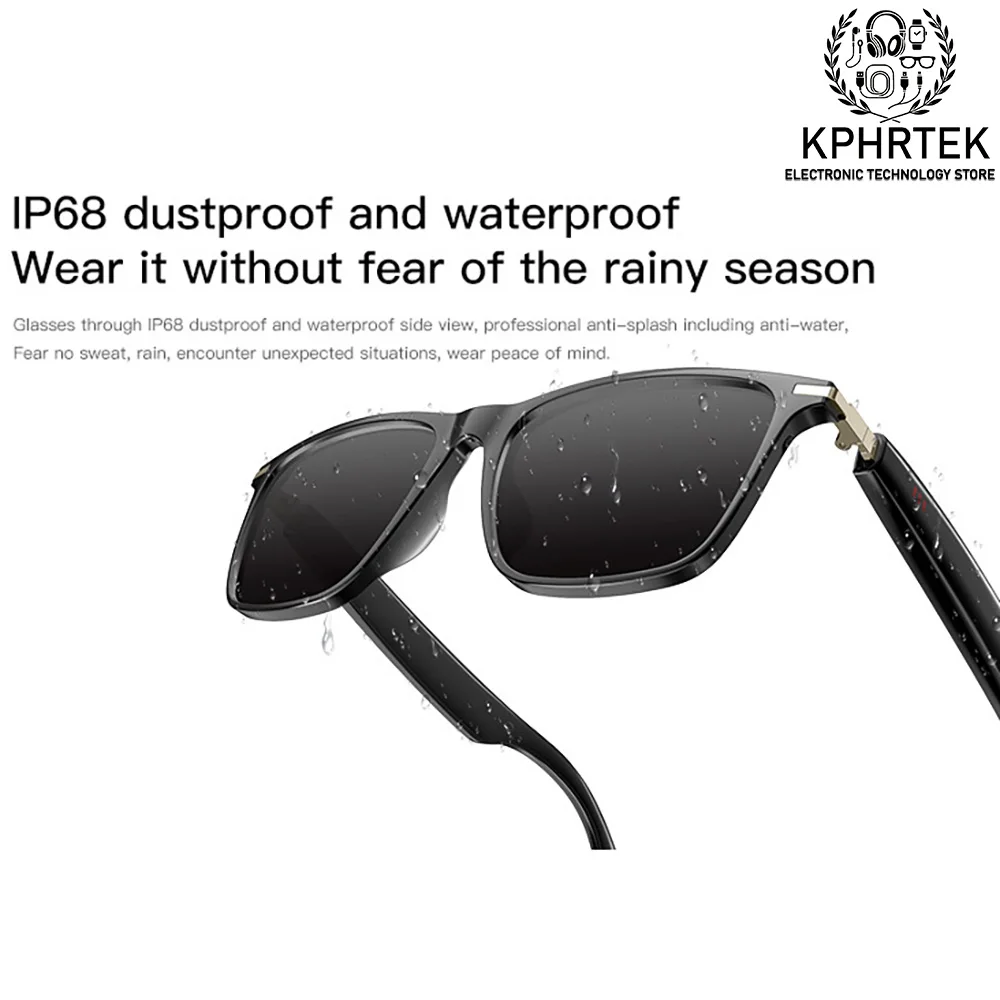 50 قطعة M01 النظارات الشمسية الذكية يمكن التحدث والاستماع إلى الموسيقى بلوتوث الصوت AI نظارات بلوتوث #4