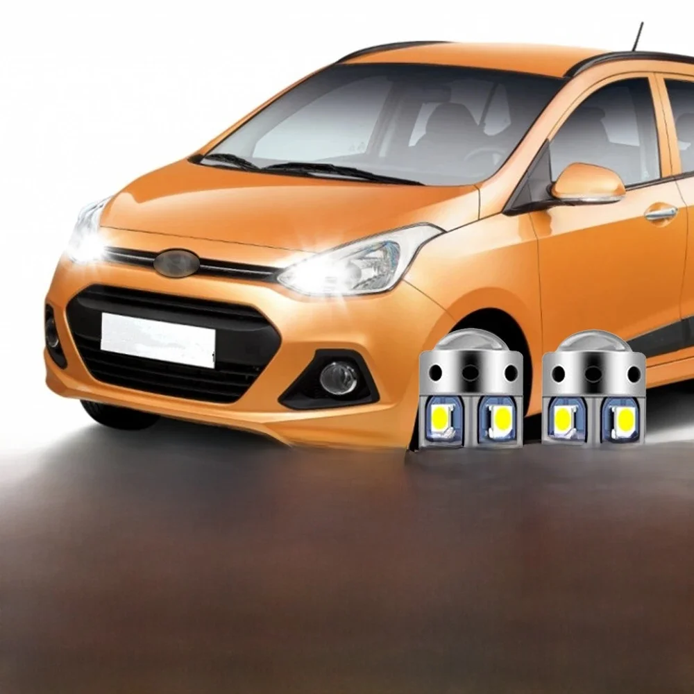 Enquêter de Stationnement LED CANbus pour Hyundai i10, i20, i30, Fête 20, Fête 35, 2007-2018, 2011, 2012, 2013, 2014, 2015, 2016, T10, W5W, 2 Pièces