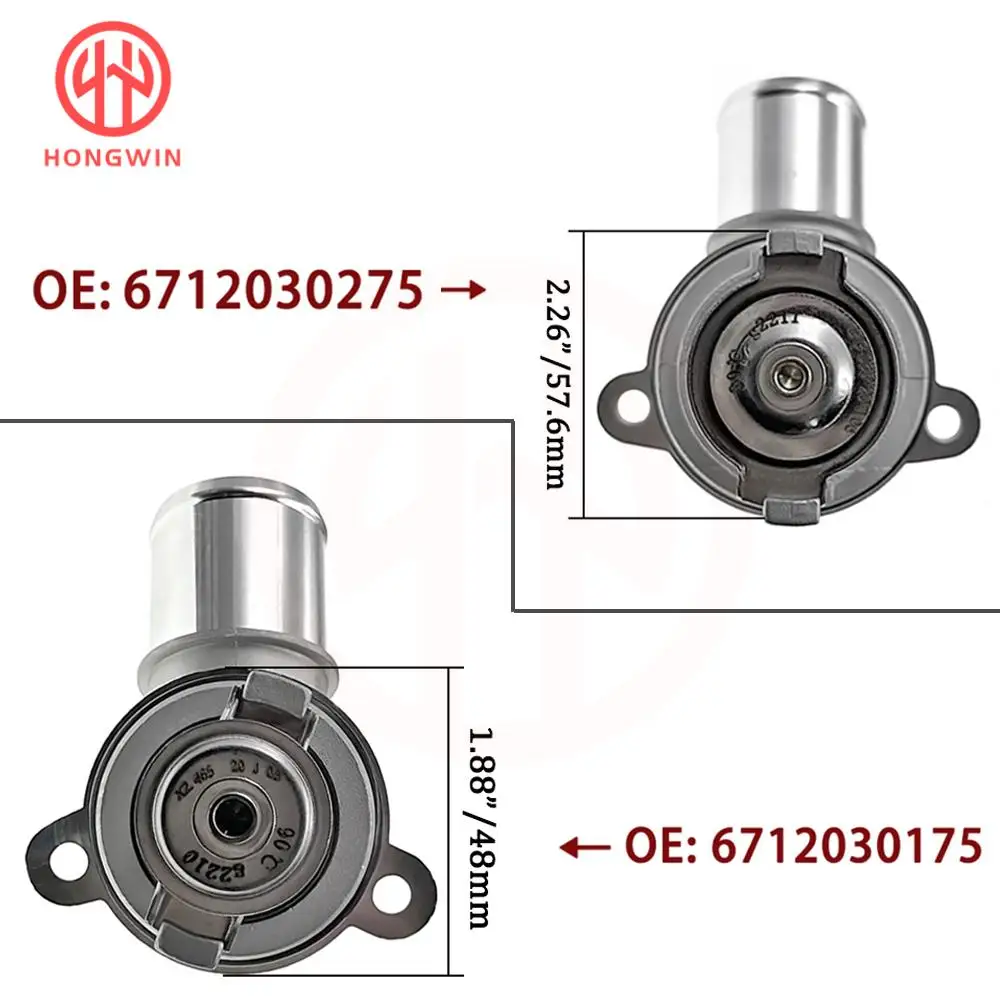 New Engine Coolant Thermostat Assembly Housing Genuine No: 6712030175 For Ssangyong Korando C Rodius Stavic Rexton D20 2012-2015