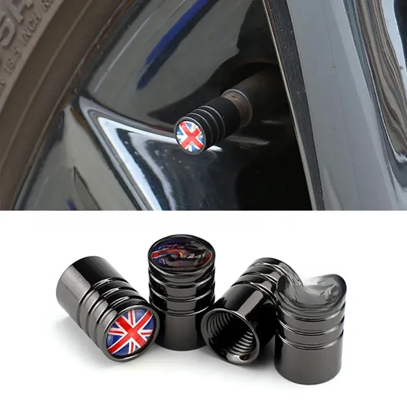 AliExpress 4Pcs/Set UK Flag Bike Moto Car Tires Wheel Valve Cap Cover For Mini Cooper Countryman Clubman R55