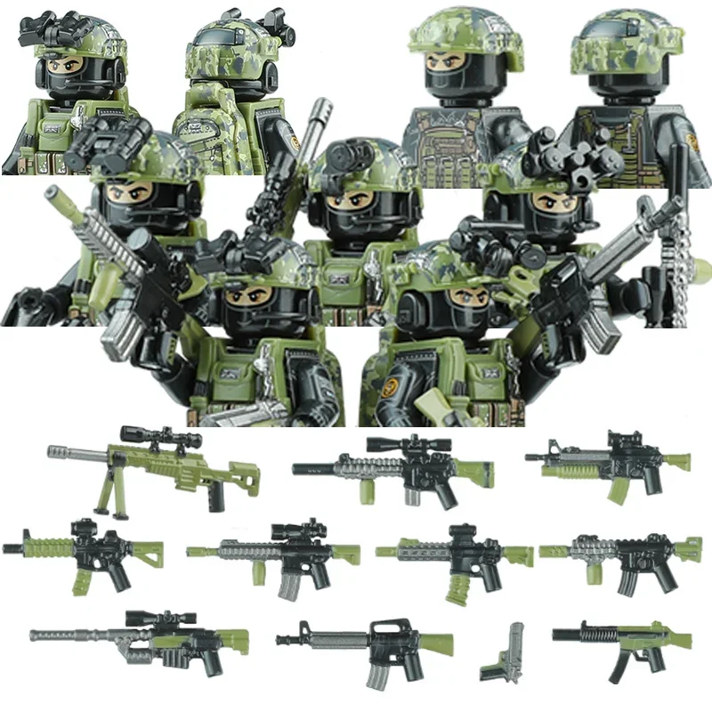 Stadtpolizei britische Spezial einheiten Figuren Bausteine UK Special Air Service Regiment Soldat