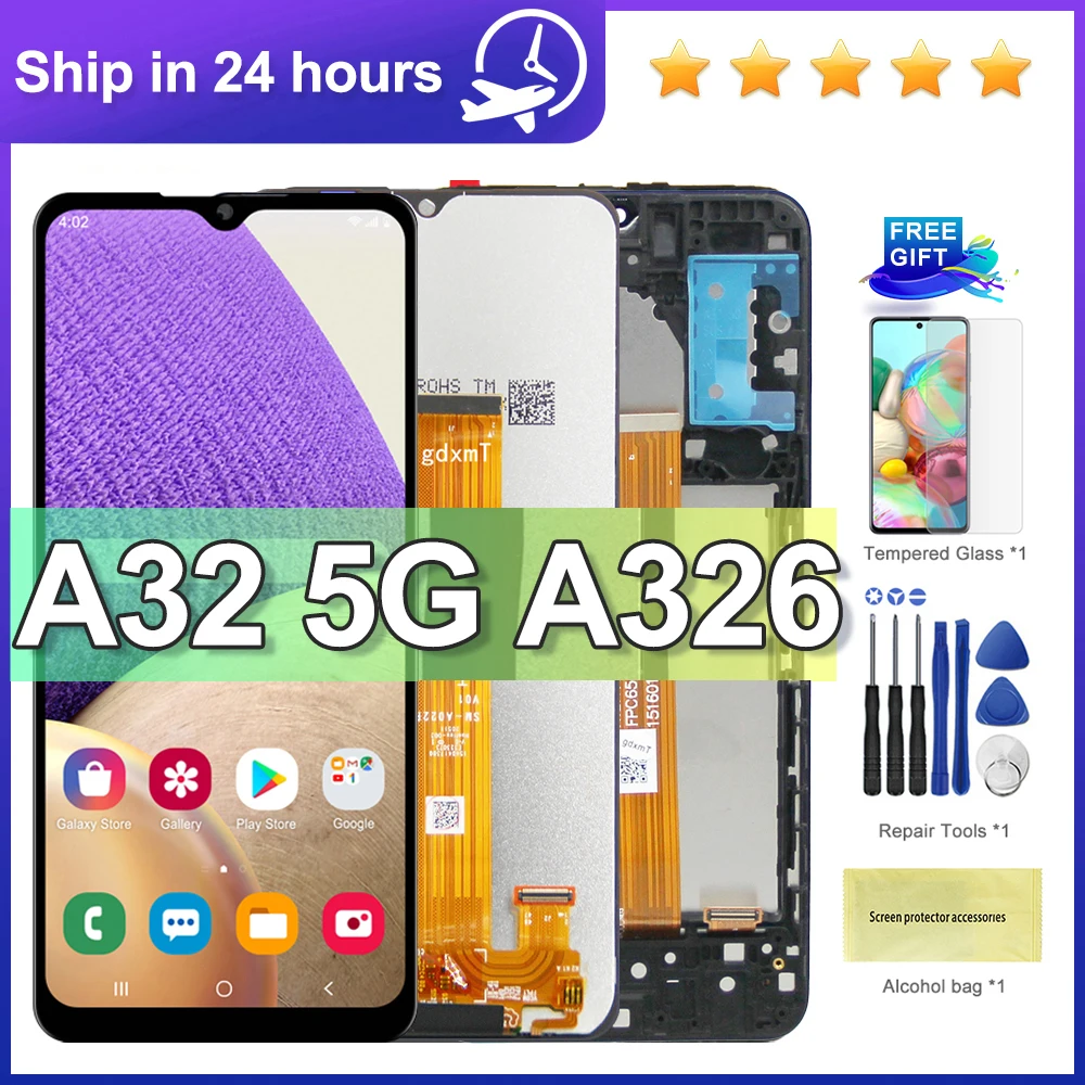 6.5'' For Samsung A32 5G A326 Display lcd for Samsung A32 5G SM-A326B lcd Touch screen For Samsung A32 5G LCD