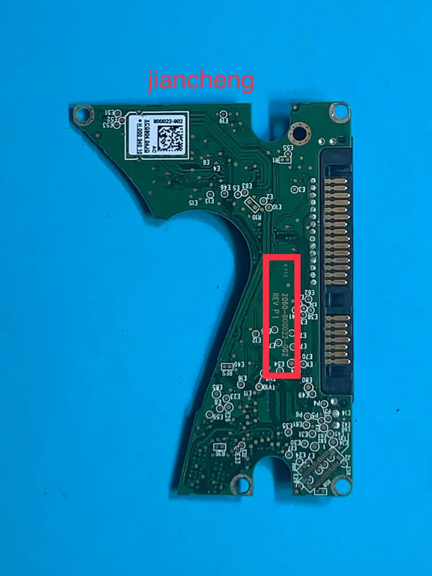 WD western data hard disk circuit board PCB 2060-800022-002 revp1