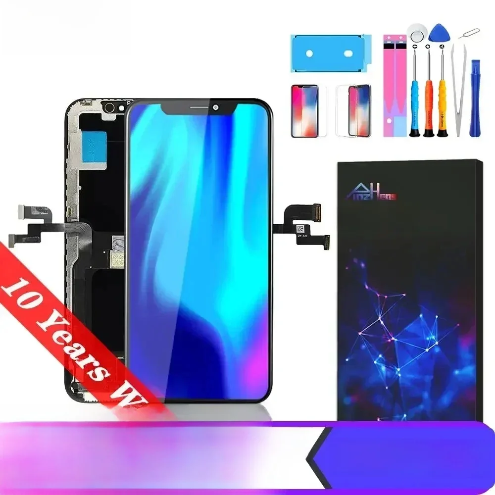 PINZHENG Wysokiej jakości ekran AMOLED INCELL LCD OLED OEM do iPhone 11 12 13 Mini Pro Max XS XR MAX Wymiana wyświetlacza z narzędziem — zdjęcie 2