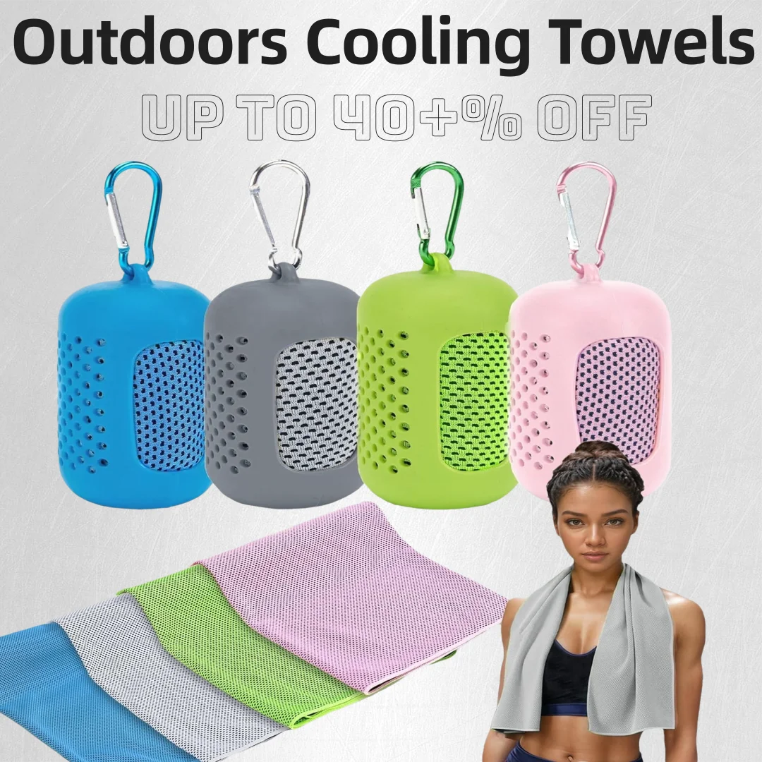 Уличное полотенце, круглое силиконовое полотенце для льда, мягкое дышащее прохладное полотенце, подходящее для йоги, бега, фитнеса и других занятий спортом
