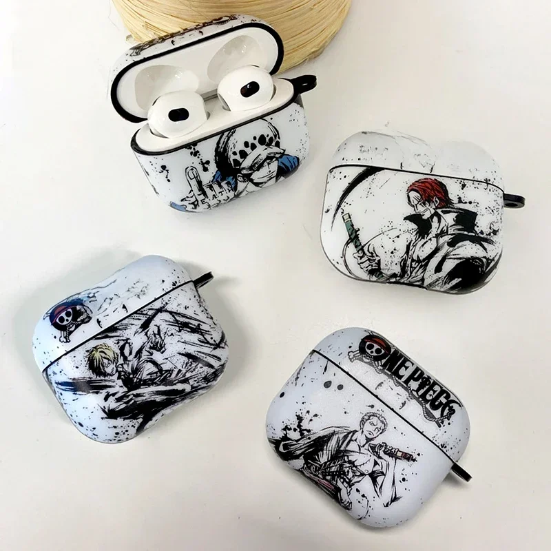 Étui Airpods 3 2 1 pour écouteurs, une pièce, Anime, housse de protection souple, jouets pour enfants et adultes, cadeau