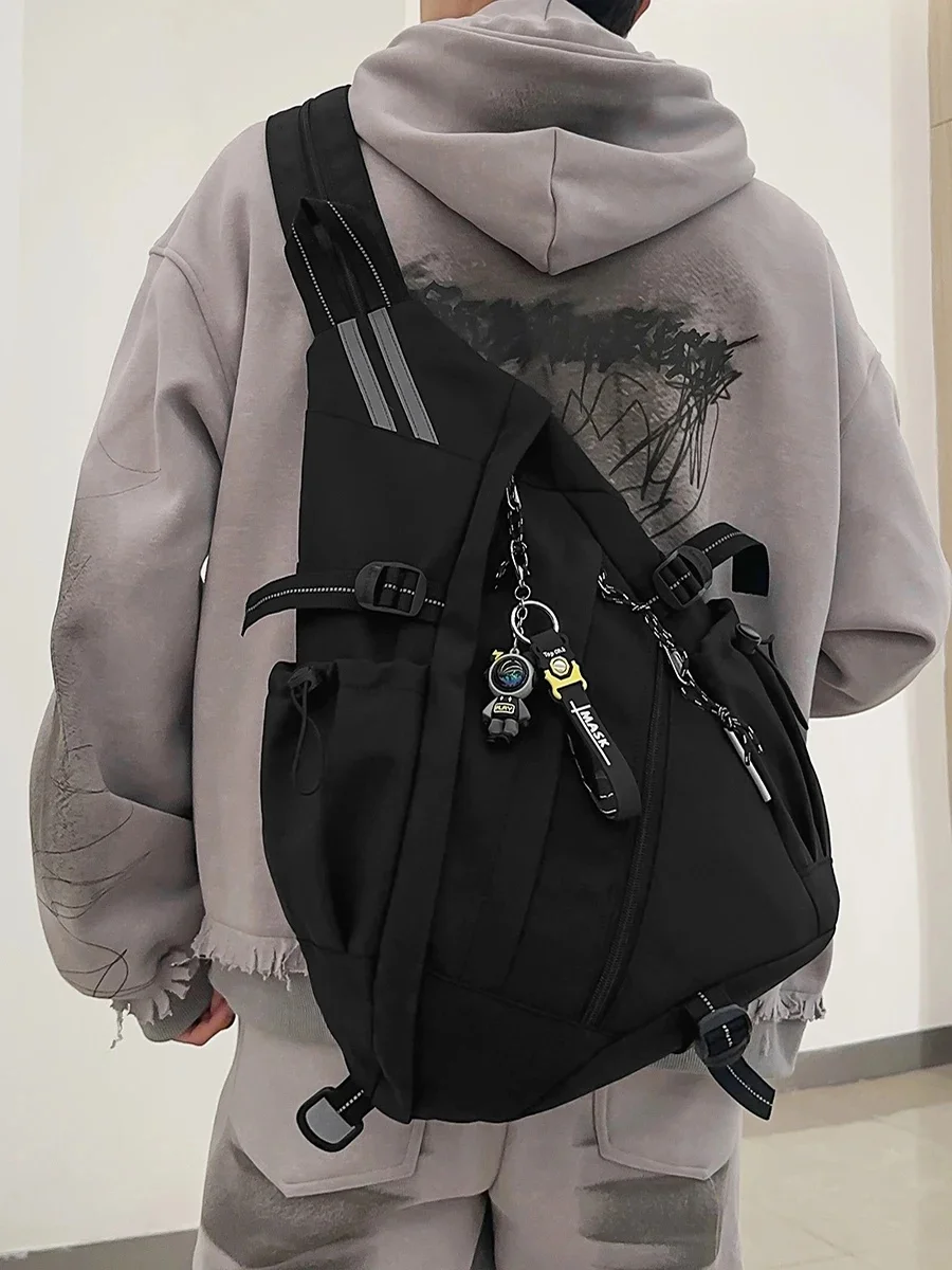 AliExpress others Trendy Multi-Functional Double oulder Bapa Archery Sports Cycling Men's Crossbody Bag Functional Workwear Chest Bag