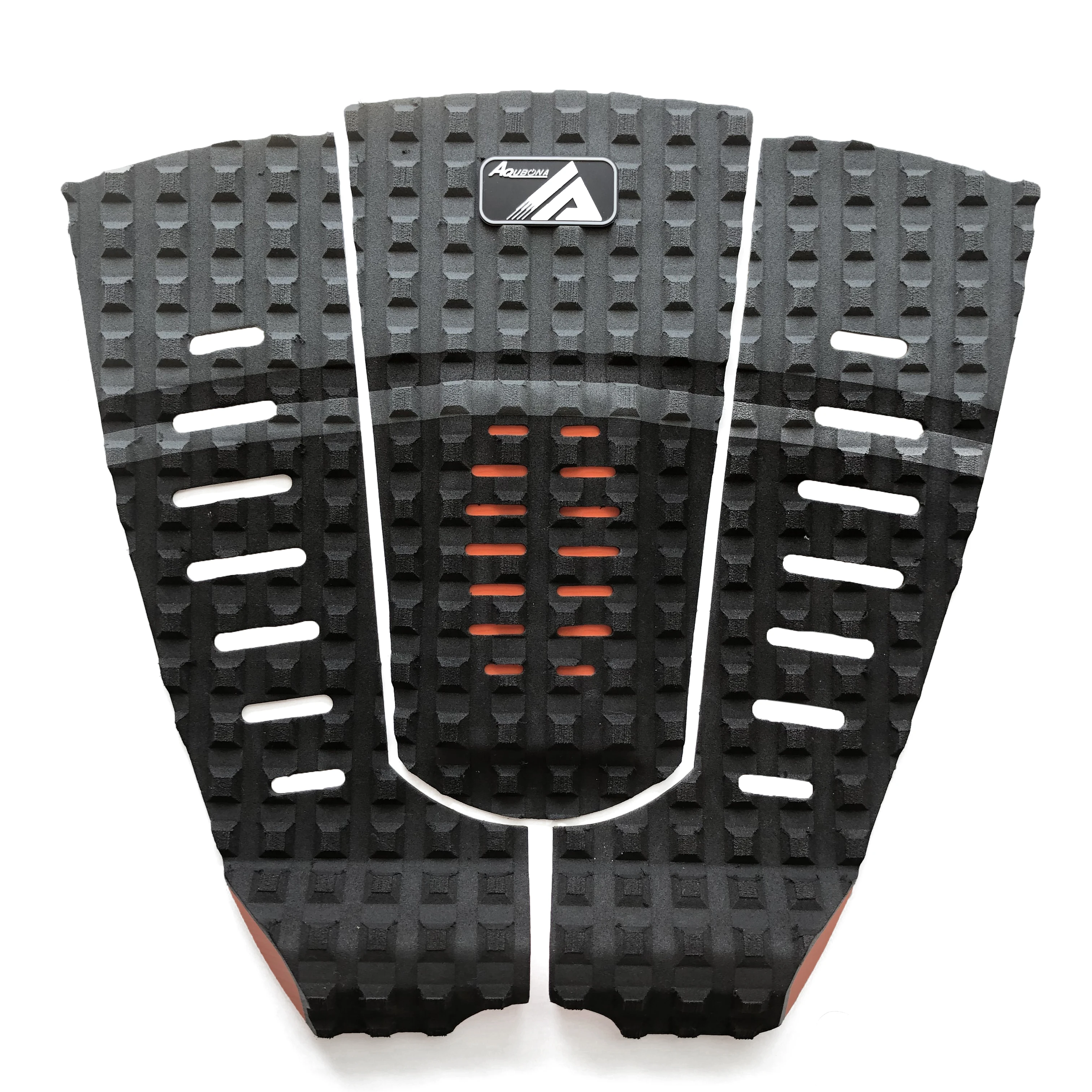 3 Piece EVA Surfboard Deck Traction Pads with Kicker for Stomp Skimboards, Applies All Boards/Multiple Color Choices