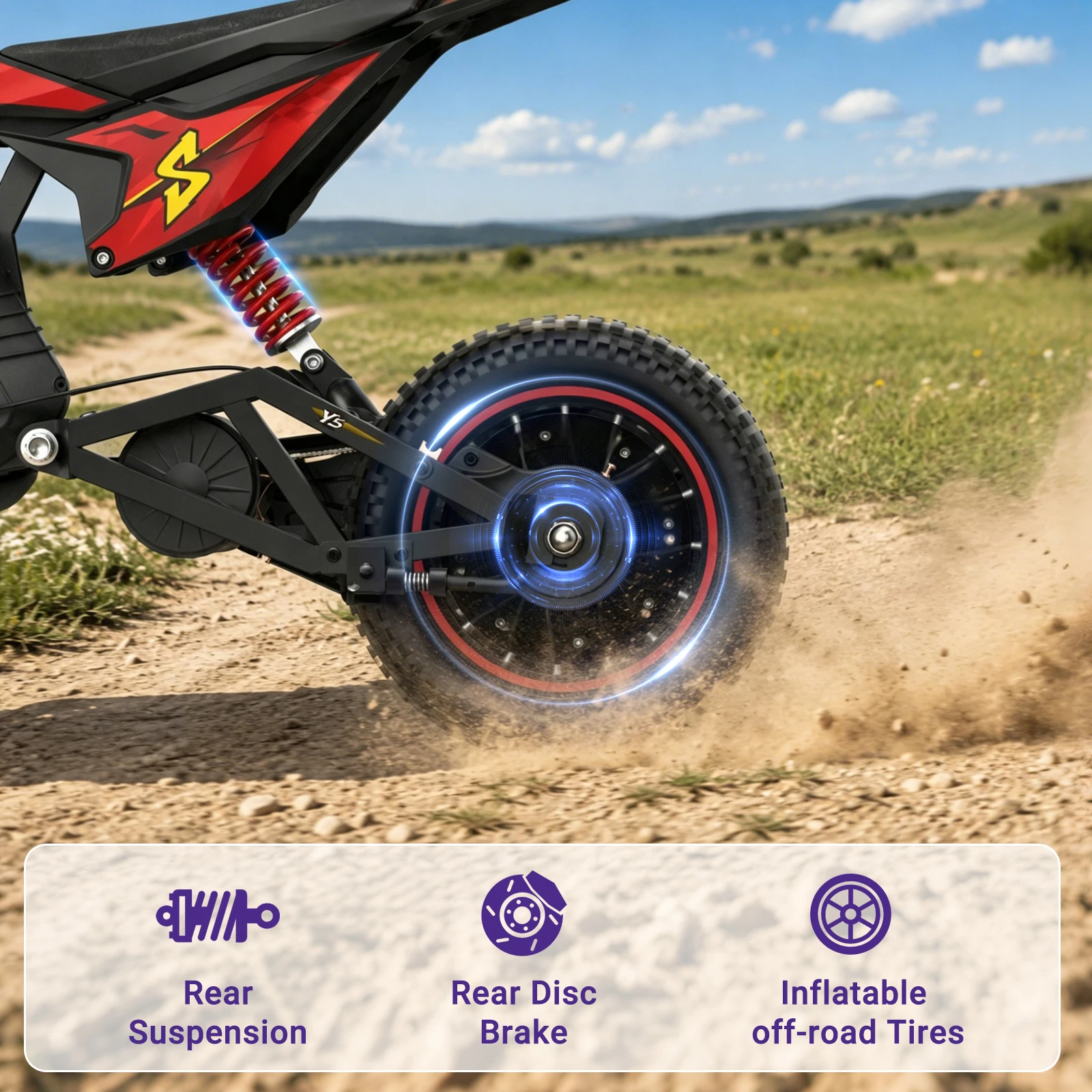Kids Electric Dirt Bike 12' Ti - Kids Outdoor Dirt Toys recension och pris