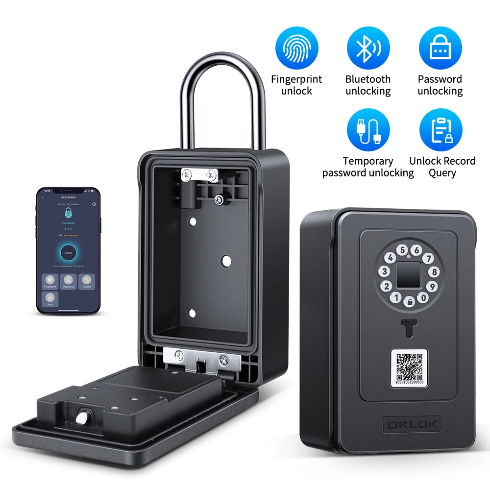 elecpow-smart-key-box-fingerprint-password-safe-deposit-box-wall-mounted-lockbox-bluetooth-connection-works-with-oklok-app