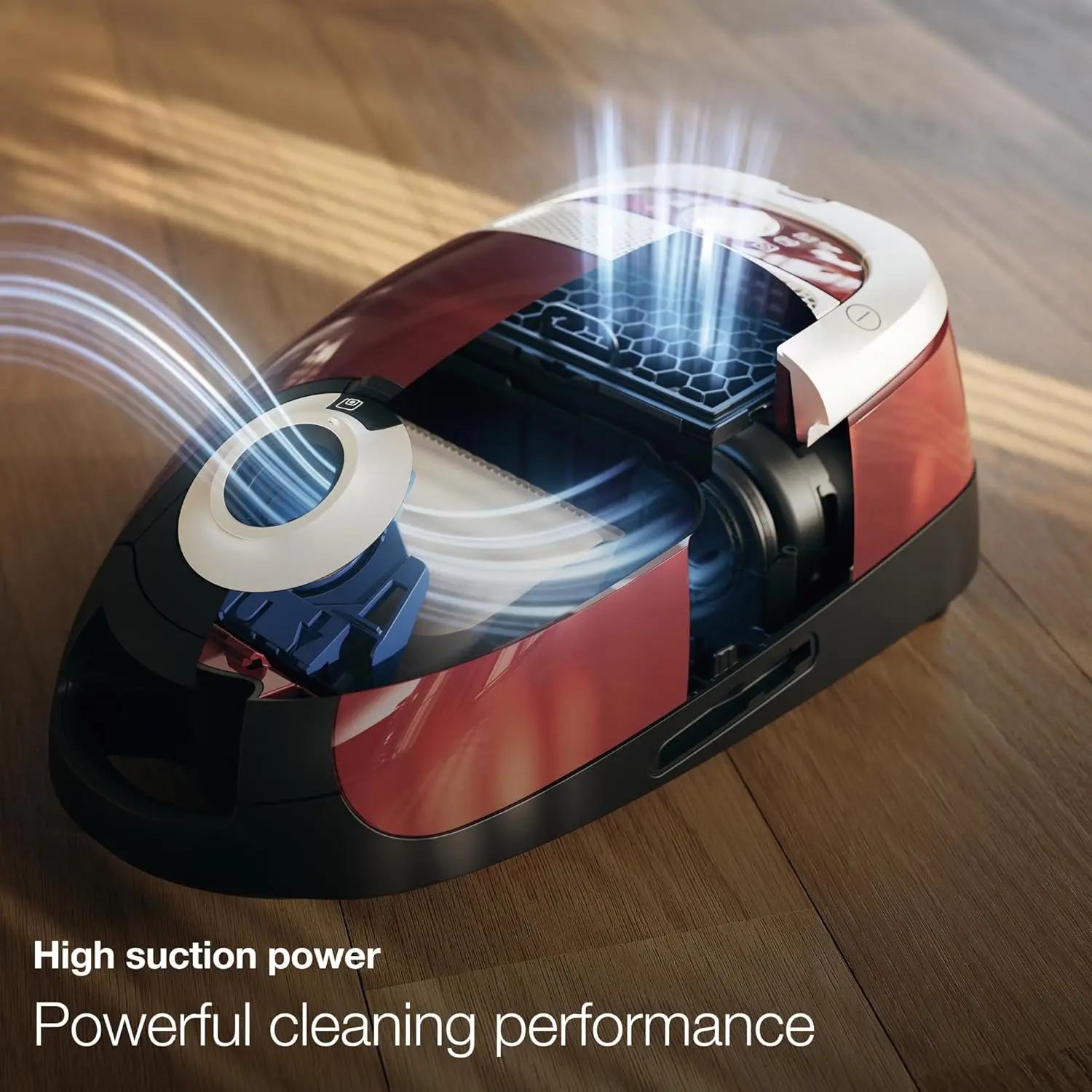 Miele Complete C2 Hardfloor Bagged Canister Vacuum Cleaner with High Suction Power, Designed for Special Care of Hard Floors