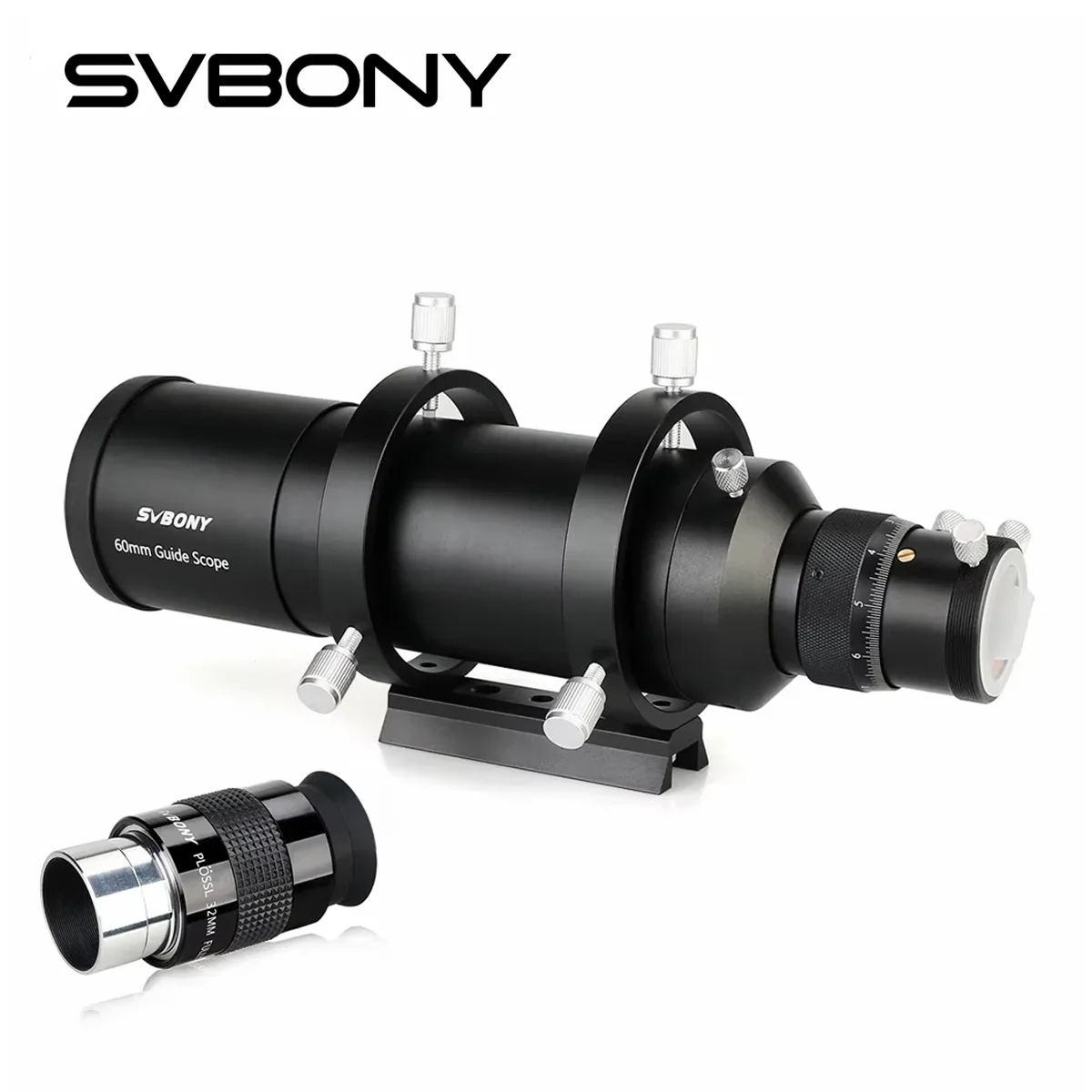 SVBONY SV106 50mm/190, 60mm/240 achromatic light guide, paired with SV131 Plossl eyepiece 32mm 1.25 inches