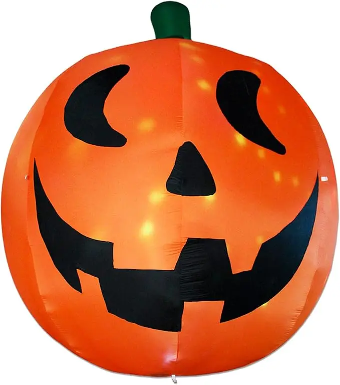 Calabaza inflable LED de Halloween de 10 pies para jardín de fiesta de Halloween