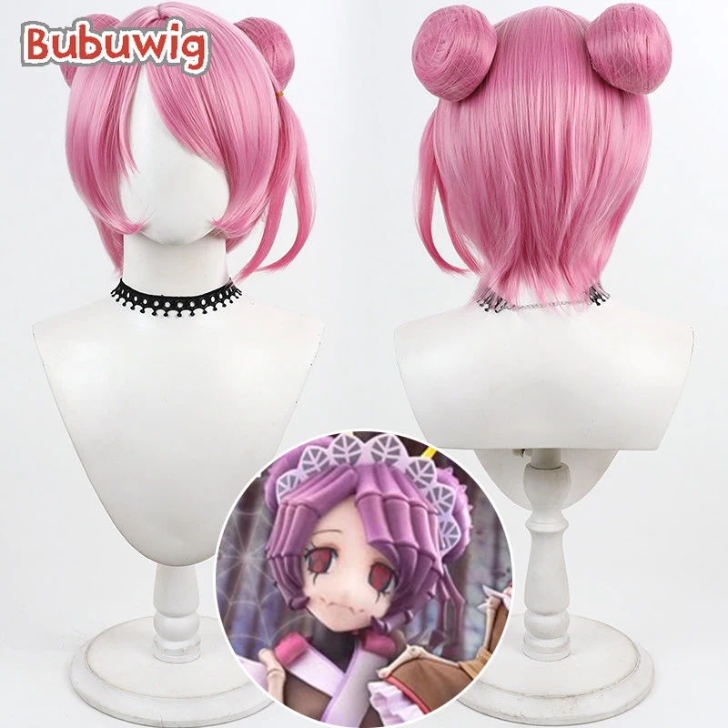 bubuwig-synthetic-hair-entoma-vasilissa-zeta-cosplay-wigs-with-buns-overlord-entoma-vasilissa-zeta-30cm-pink-wig-heat-resistant