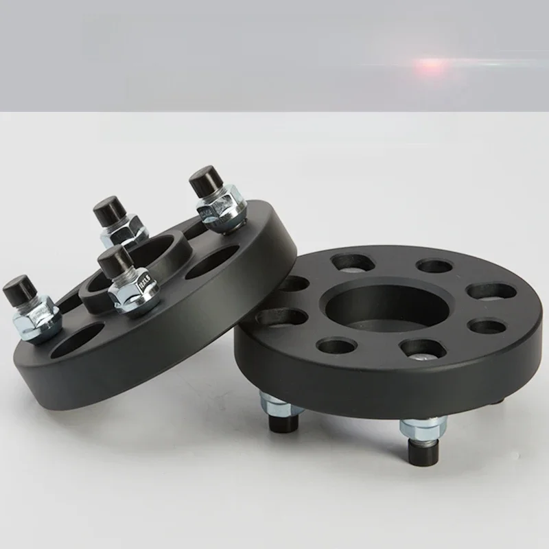 2 stuks 15/20/25/30/35mm PCD 4x100 Center Boring 60.1mm Wiel Spacer Adapter Flens 4 Lug Pak Voor Universele Auto M12XP1.5 12xP1.25 - afbeelding 2