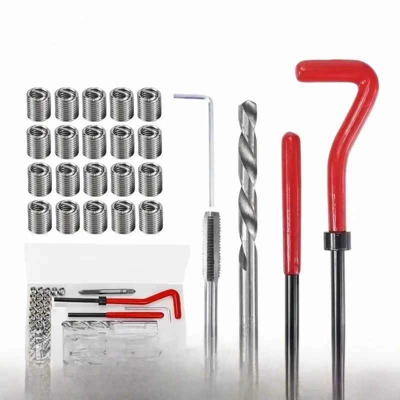 XCAN Gewinde Reparatur Kit M3 M4 M5 M6 M8 M10 M12 M14 Schraube Gewinde Einsätze Für, Die Beschädigte Gewinde Reparatur werkzeuge Bohrer