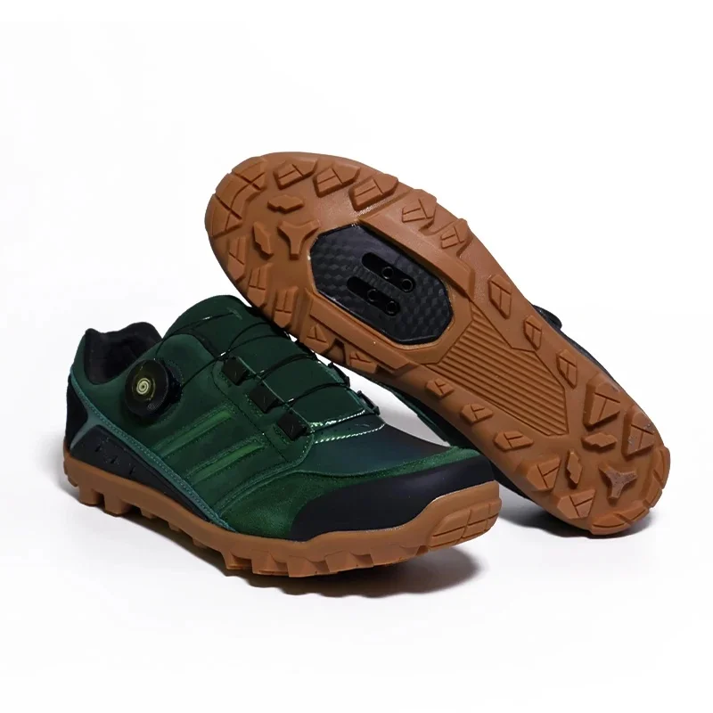 AliExpress pscownlg High Quality XC Trail Mens MTB Shoes Wearable Cycling Shoes Mountain Gravel Road Cycle Sneakers for Male Size 41-47