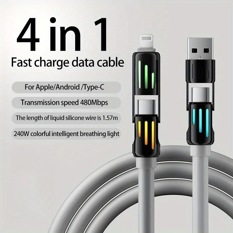 4 In 1 Usb C Fast C…