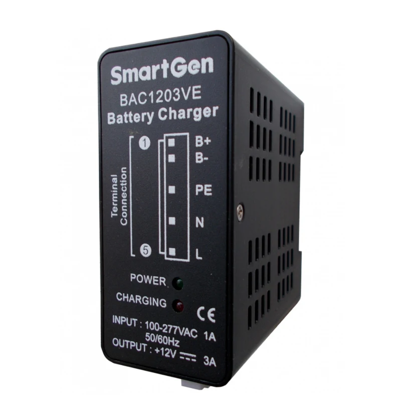 Imagem -03 - Xeon Smartgen Bateria Carregador Kit Bac1203ve 3a 12v Gerador Original