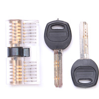 Practice Transparent Lock Unlocking Visible Training Skill Cutaway Inside Copper Padlock Tool Locksmith Supplier Hardware