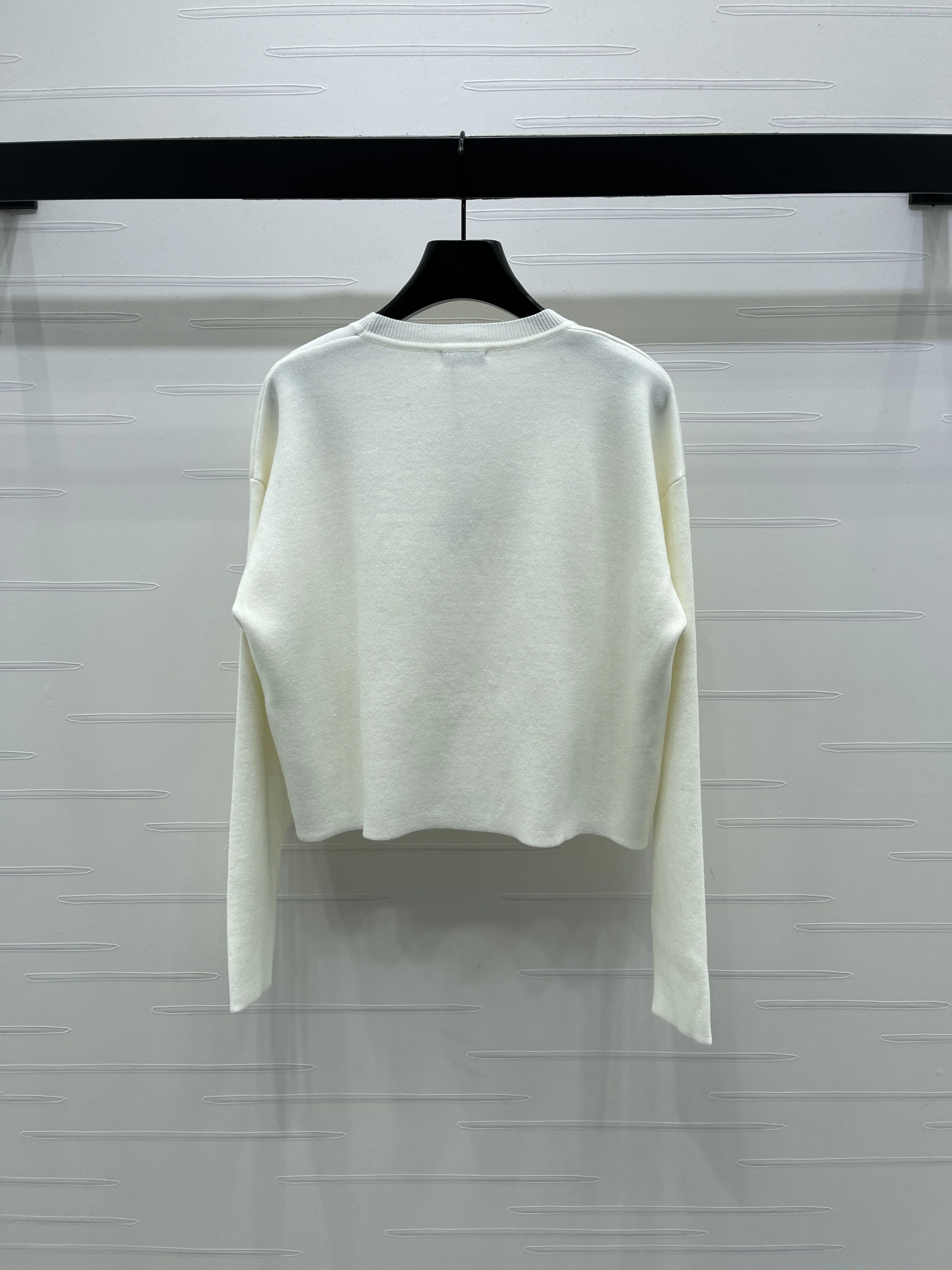 

25SS осенне-зимний женский вязаный пуловер с круглым вырезом LH232