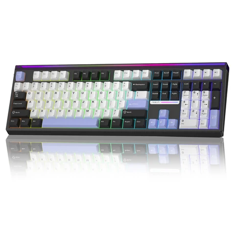 Механическая клавиатура AULA H108  беспроводная 108 клавиш  RGB