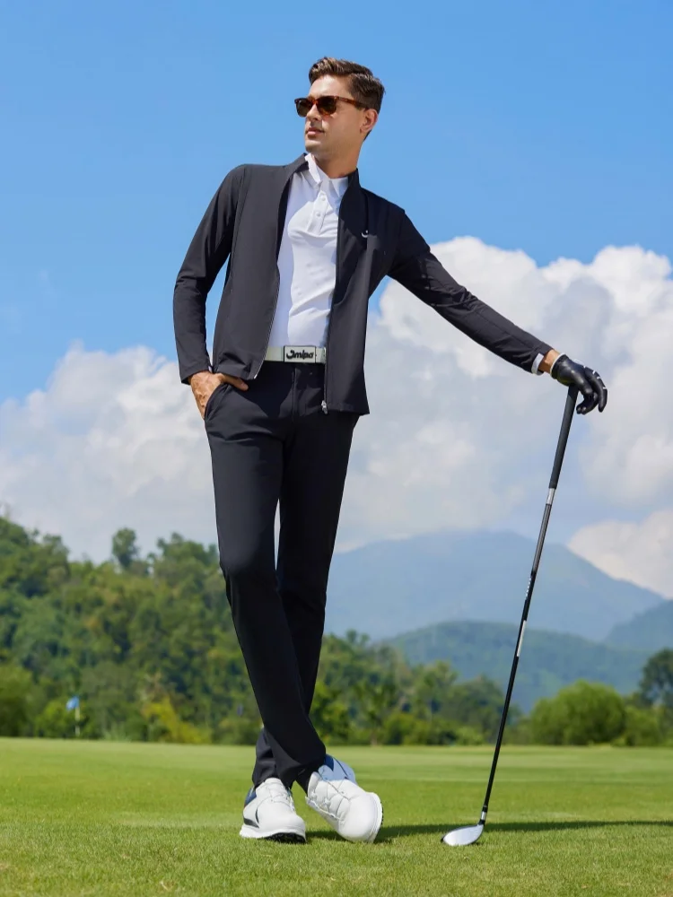 

Mipa Dennis Bottom for Men Unique Design that Creates Highlights Bag Regular fit Shape Well Limits Wrinkling Men's Golf Pants