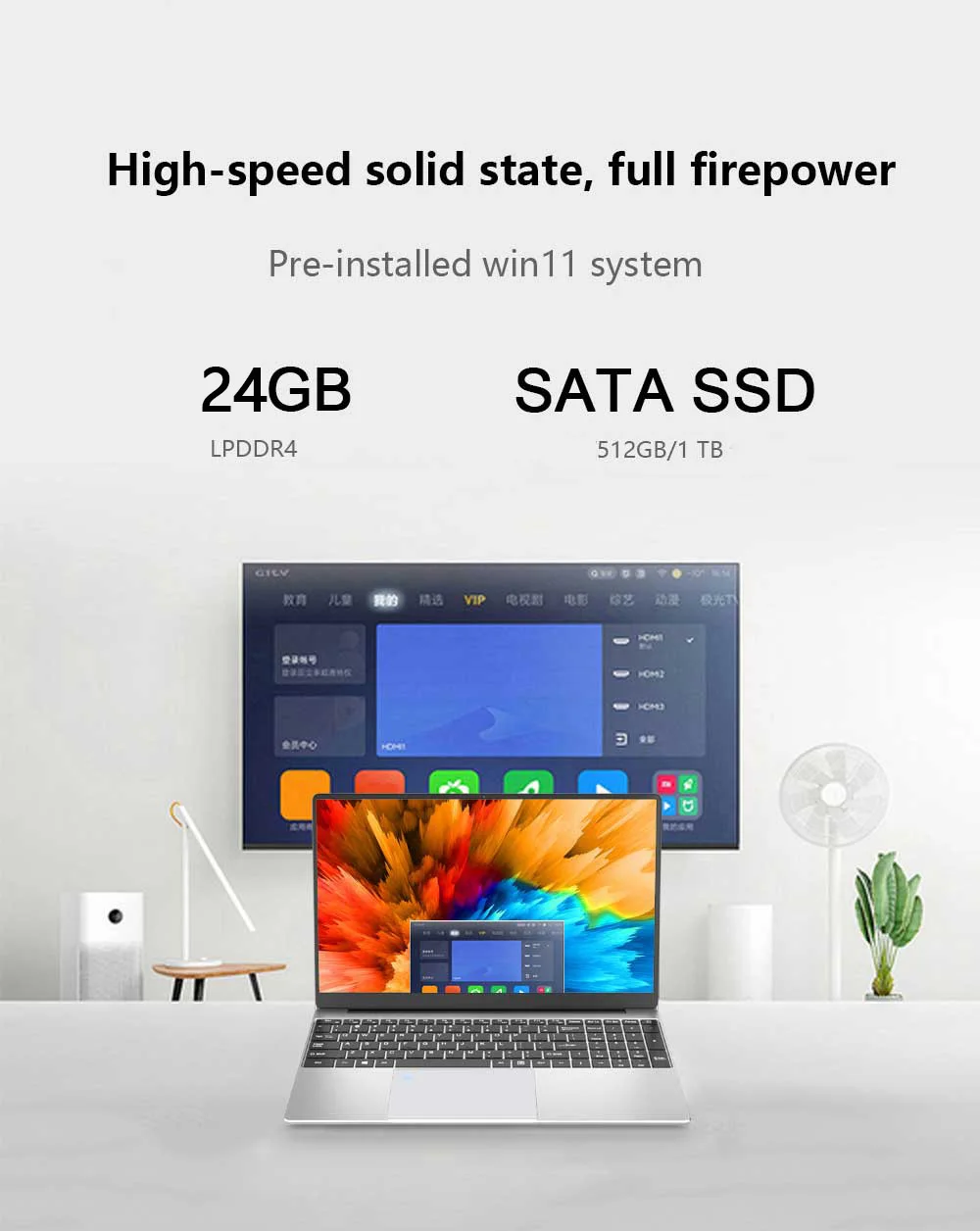 Ноутбук 15,6 дюйма, 24 ГБ ОЗУ, 512 Гб SSD, Intel Celeron N5095, двухдиапазонный, Wi-Fi, офисный компьютер, Windows 11, ноутбук для офиса и учебы