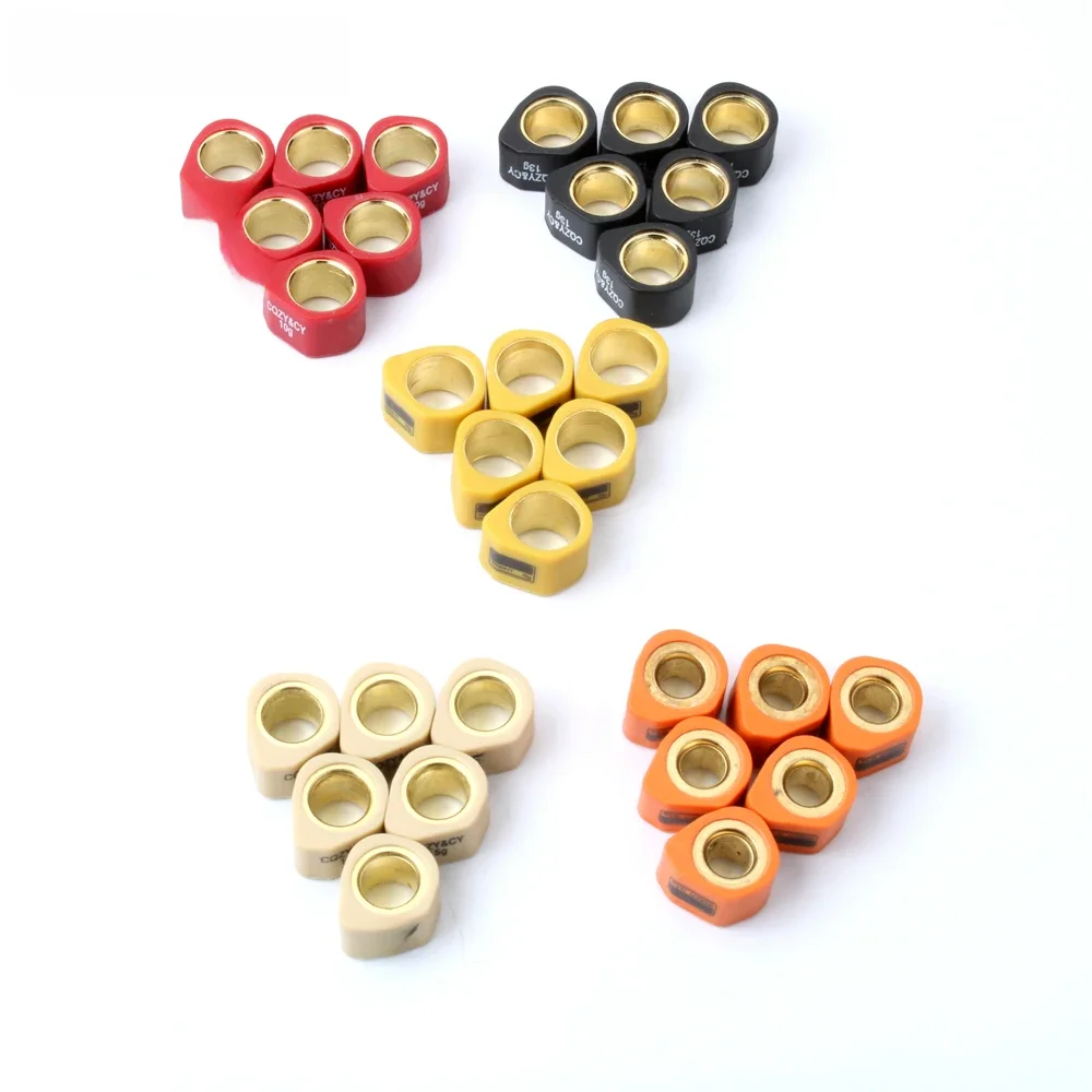 6PC Obciążniki rolkowe do wariatora wyścigowego 20x15mm 8g 10g 13g 15g 19g Do Honda Chiocciola NES Dylan PCX SH CH150 125cc 150cc — zdjęcie 2