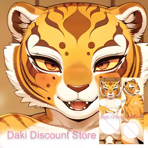 Dakimakura Master Tigress Anime Double-Sided Print Life-Size Body Pillow Cover Pillowcase Gift
