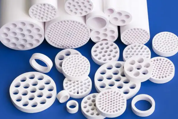 99.5%-Al2O3 High Thermal Corundum Tube /Round Single-Bore Alumina Tube/Insulating Ceramics For Thermocouple Sensors