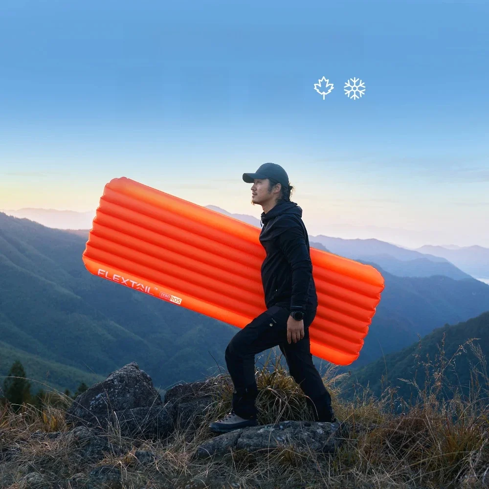 FLEXTAIL ZERO MATTRESS PLUS - 196 cm geïsoleerd slaapmatje met 5,6/6,0 R-waarde, ultralichte opblaasbare campingmat - afbeelding 2