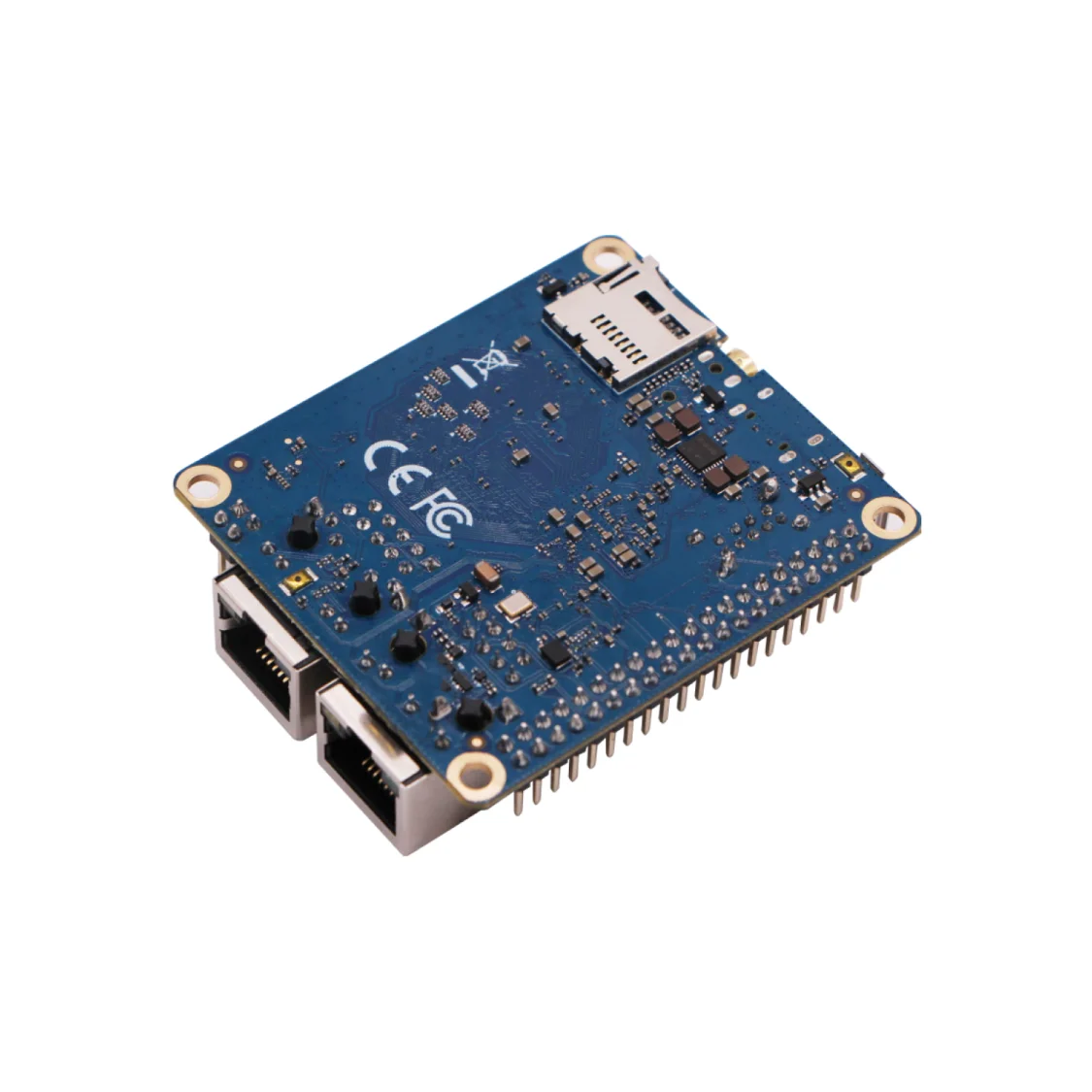 4-ядерный процессор Radxa ROCK Pi E RK3328, двухгигабитный Ethernet,WiFi4 или WiFi5 опционально и eMMC, однобортный компьютер