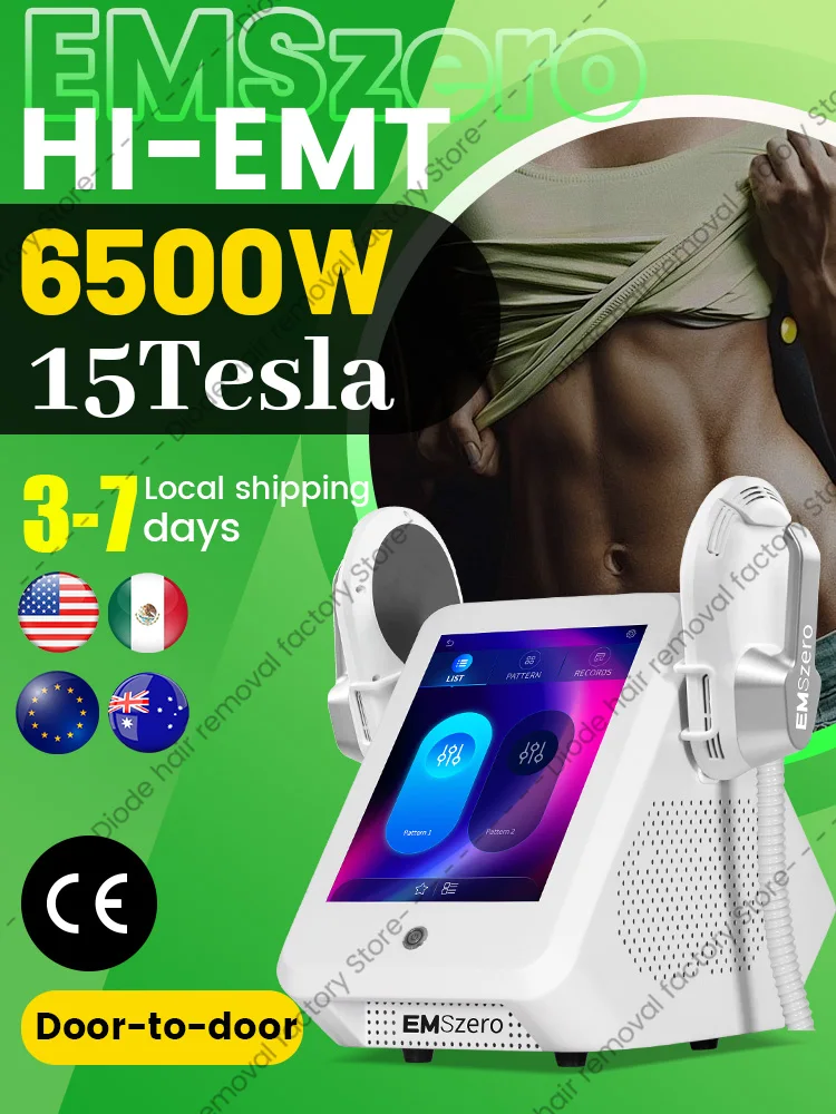 New EMSZERO RF 6500W 200HZ Weight Lose Machine EMSzero Pro Stimulater Muscle Body Sculpt Butt Build For Salon