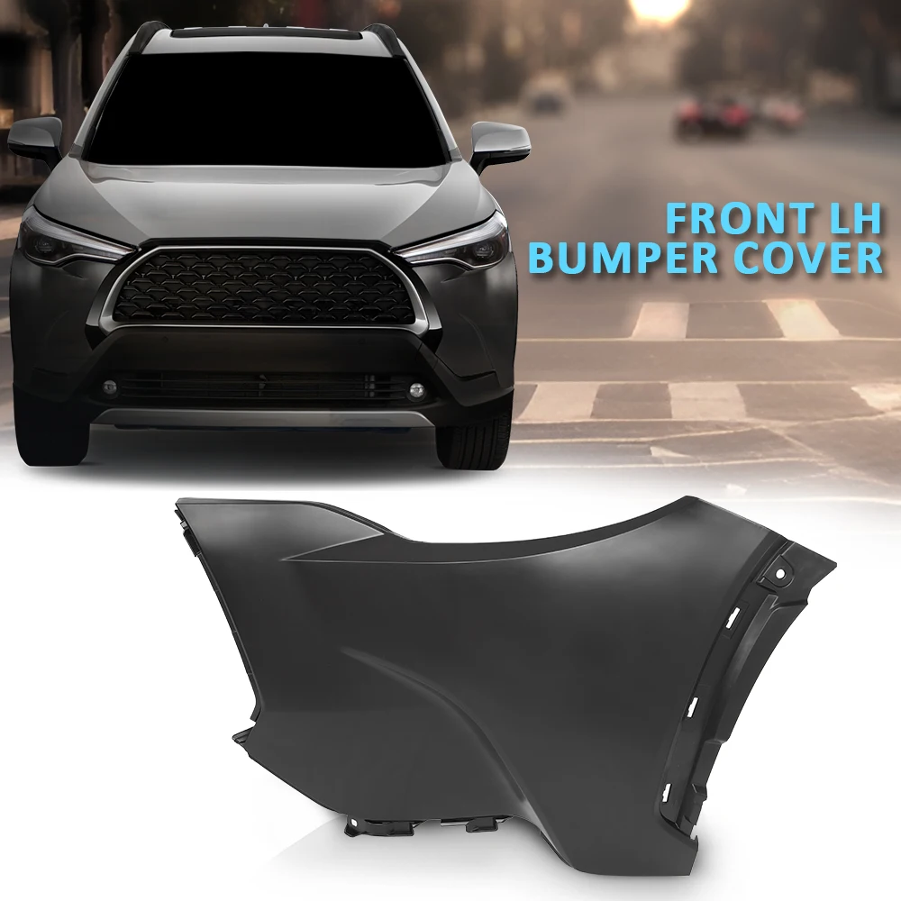 

Новый грунтованный передний левый бампер, подходит для Toyota Corolla Cross L/Le 2022-2024 годов, прочный, прочный, внешняя защита автомобиля