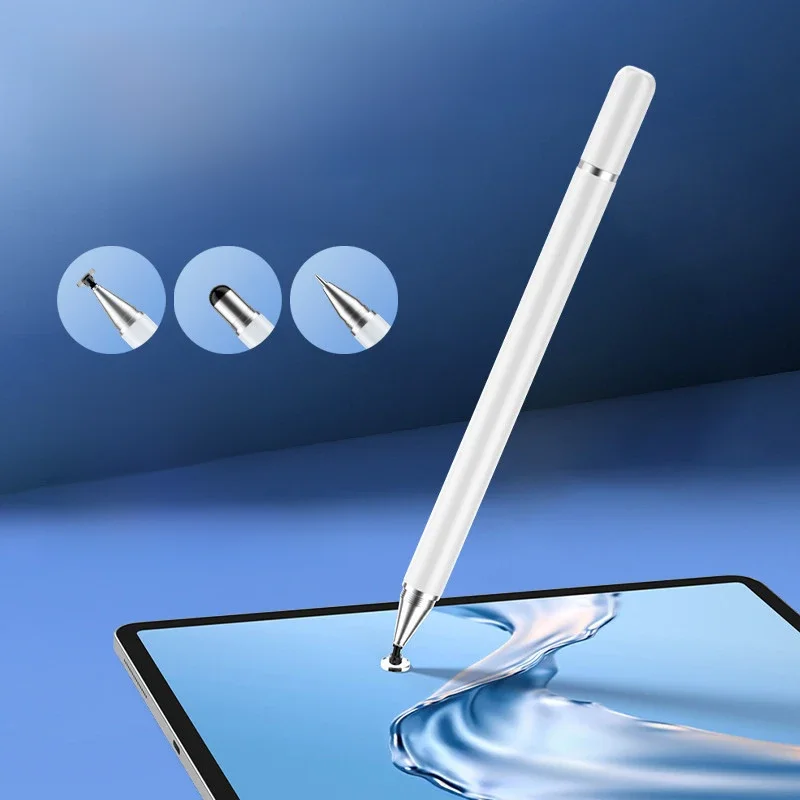 Stylet pour écran tactile, stylo tactile pour tablette, téléphone portable, universel, 3 en 1