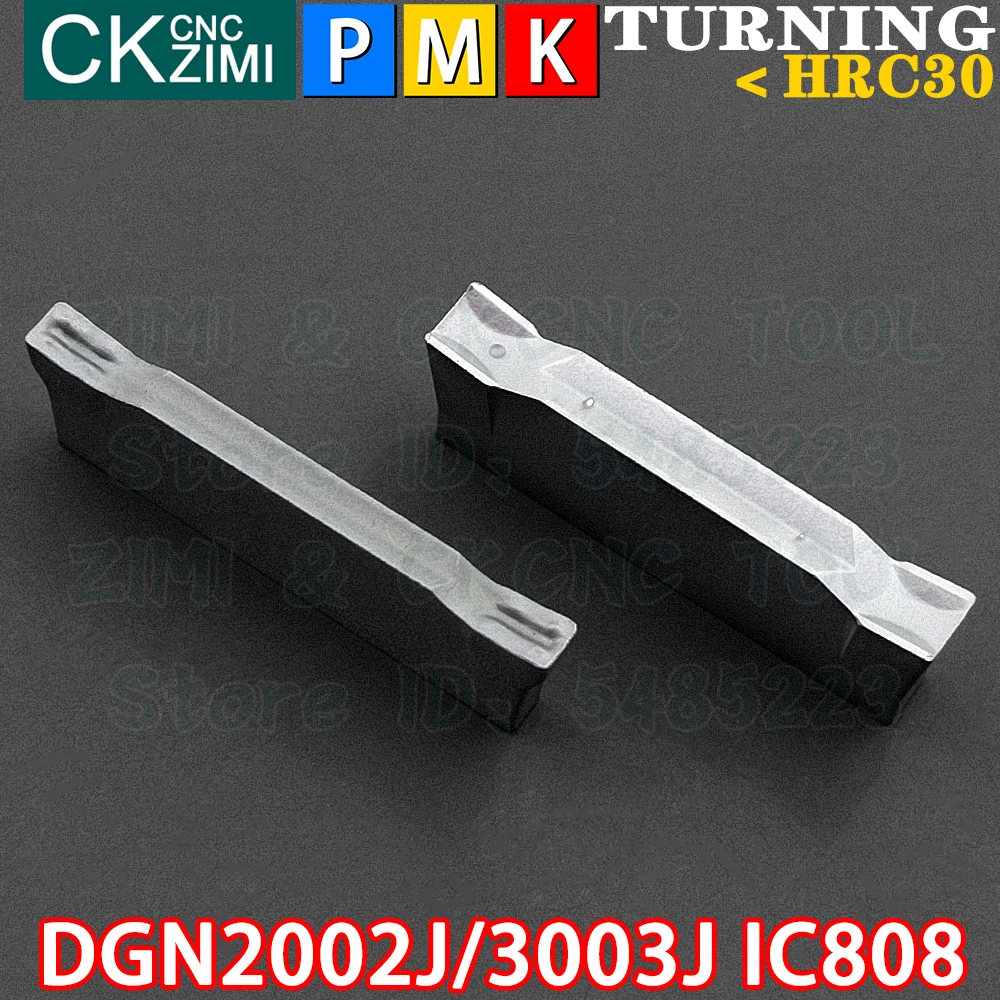 DGN2002J IC808 DGN3003J IC808 Carbide Inserts Cutting Grooving Inserts Tools DGTR CNC Parting Metal Lathe Milling Turning Tools