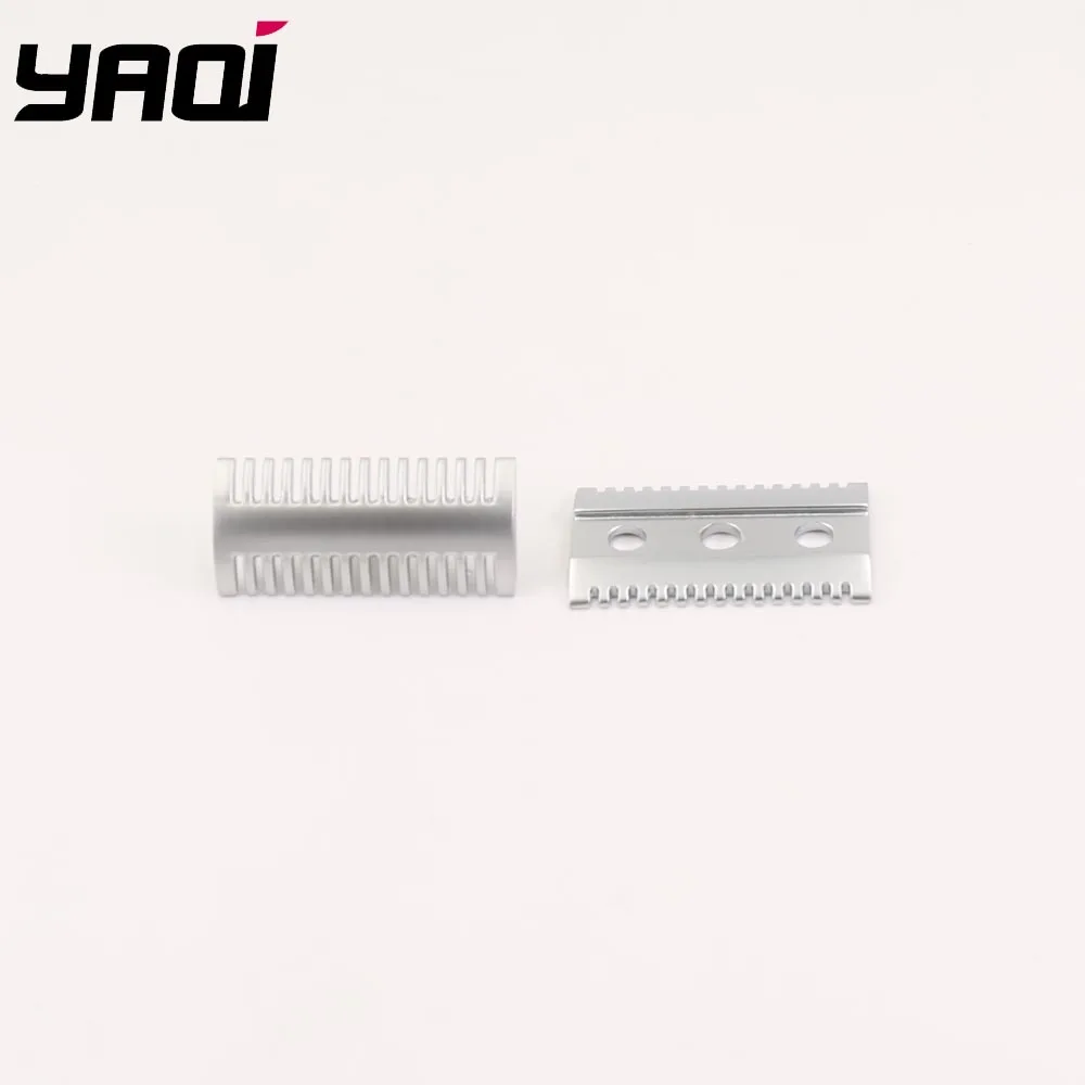 Yaqi Matte Chrome Color Mellon Mens Safety Razor Head  for Shaving Razors