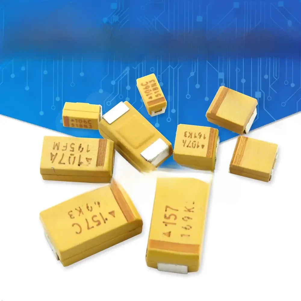 10pcs A B C D typ SMD kondensator tantalowy 476 106 6.3V 10V 16V 25V 35V 0.33/0.47/2.2/3.3/10/22/33/47/100/150/220/330/470 UF SMD — zdjęcie 2