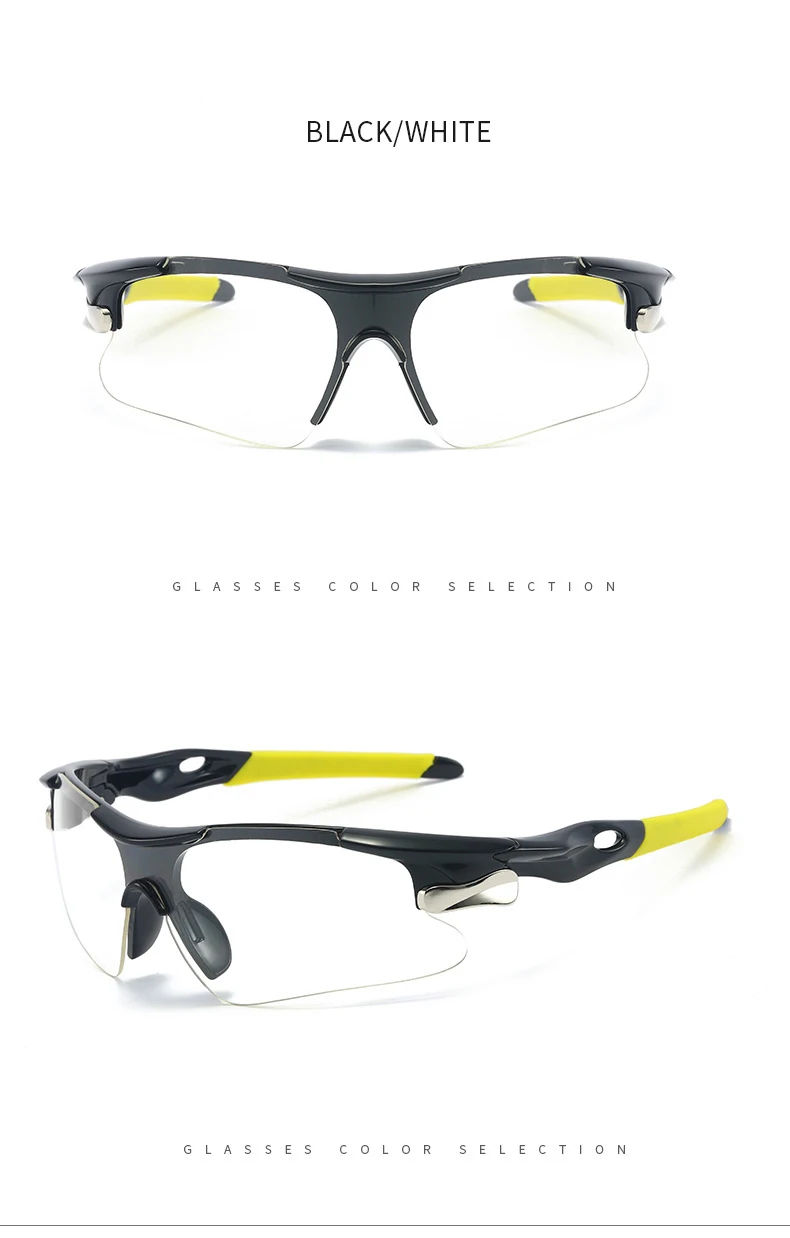 JSJM Outdoor Männer Radfahren Sonnenbrille Rennrad Berg Reiten Schutz Sport Brille Brille Brillen MTB Fahrrad Sonnenbrille – Detail 16