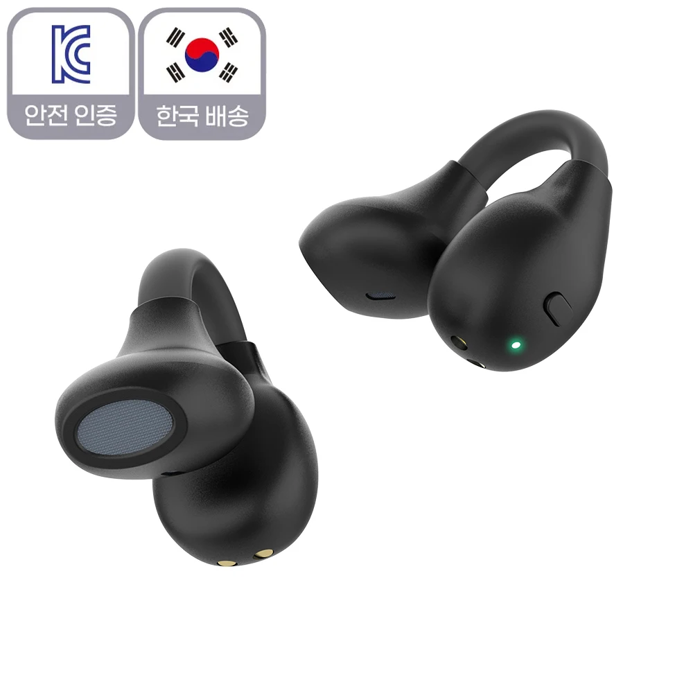 Clip type wireless Bluetooth earphone open type earset ear mouth bone conductivity type Sports running C type