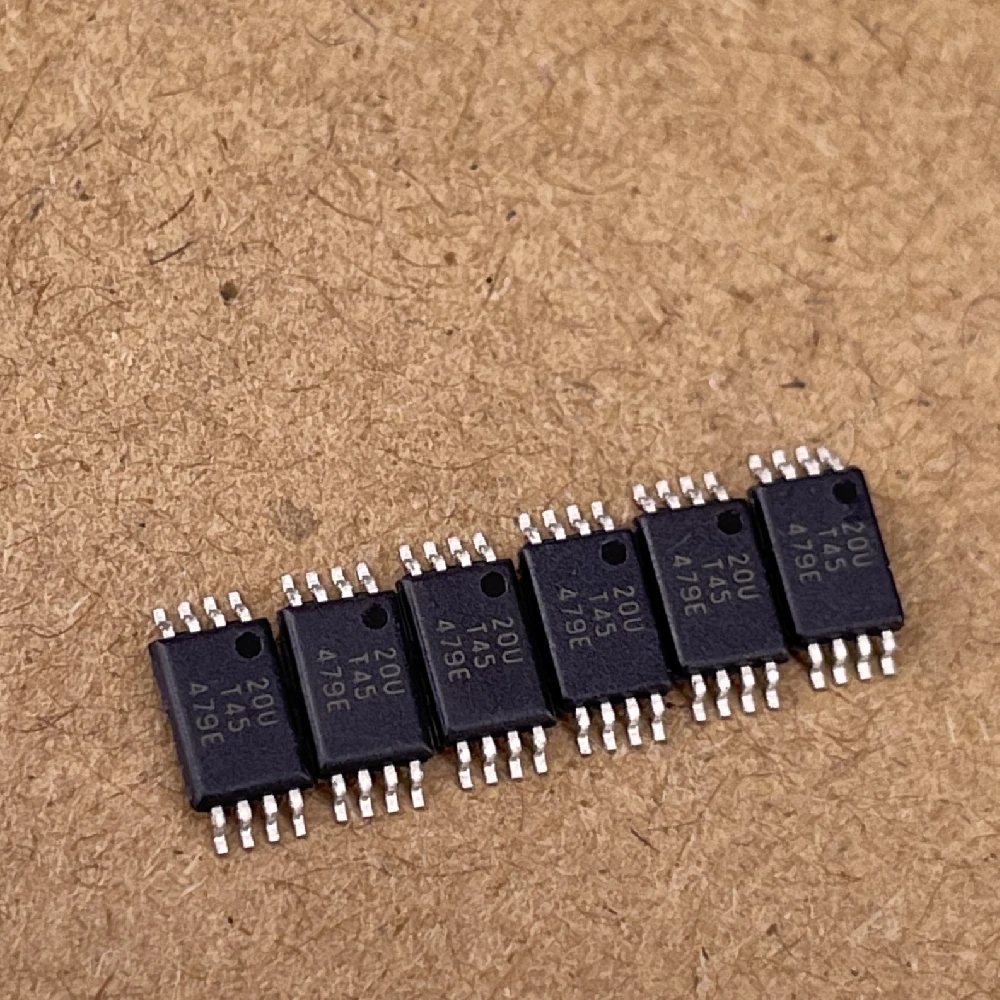 ATTINY45-20XU TSSOP-8 ATTINY45, microcontrolador de 8 bits con 2/4/8KBytes, Flash programable en el sistema, 10 piezas