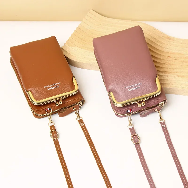 Portfel damski torba na ramię wielofunkcyjny telefon komórkowy kopertówka torby Crossbody duża pojemność torebka damska posiadacz karty — zdjęcie 2