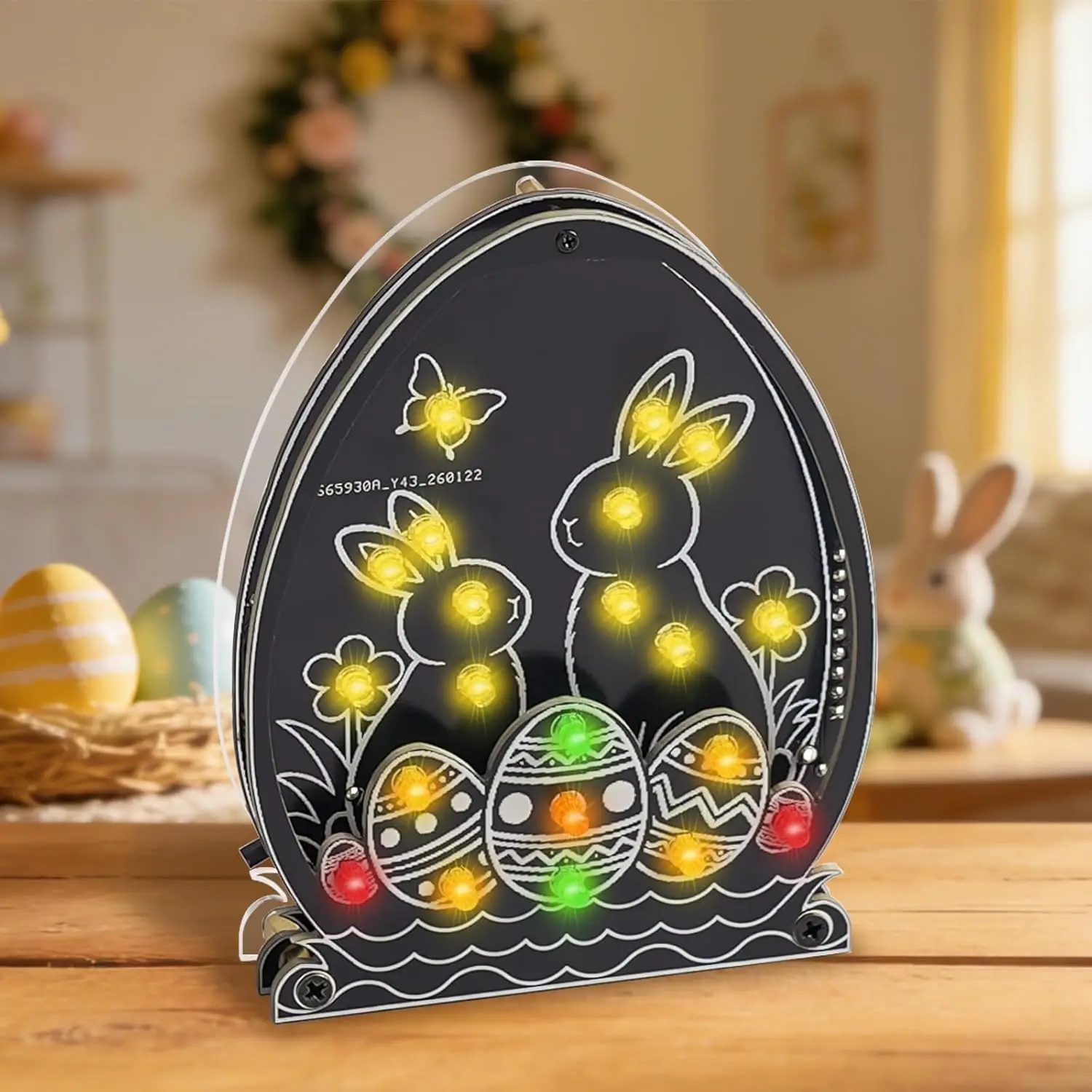 

DIY Easter Egg Soldering Practice Kit Bunny LED Light Learn to Solder Kit STEM Educational Electronics Project Fun Present