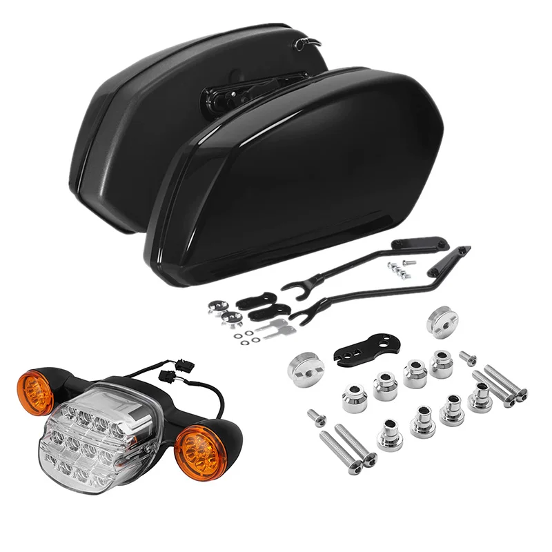 Motorcycle Saddlebags Docking Kit For Harley Fat Boy FLFBS Breakout FXBR FXBRS 2018-2026