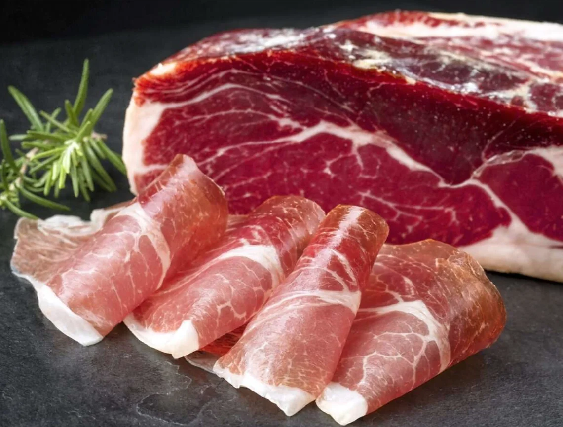 Il campo di esche per prosciutto iberico \